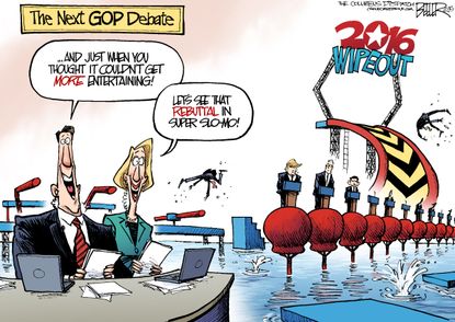 Political cartoon U.S. GOP Debate 2016