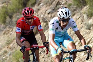 Dumoulin lost out to Aru on the final mountain stage of the 2015 Vuelta. Photo: Graham Watson