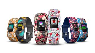 The Garmin Vivofit Jr. 2 comes in a number of different themes, including Star Wars, Marvel and Minnie Mouse. Image credit: Garmin 