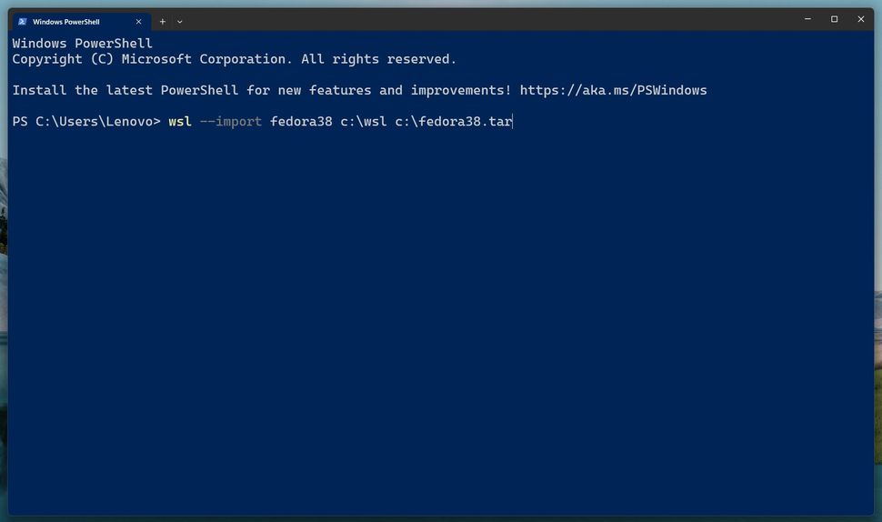 how-to-install-fedora-on-wsl-for-windows-10-and-windows-11-windows