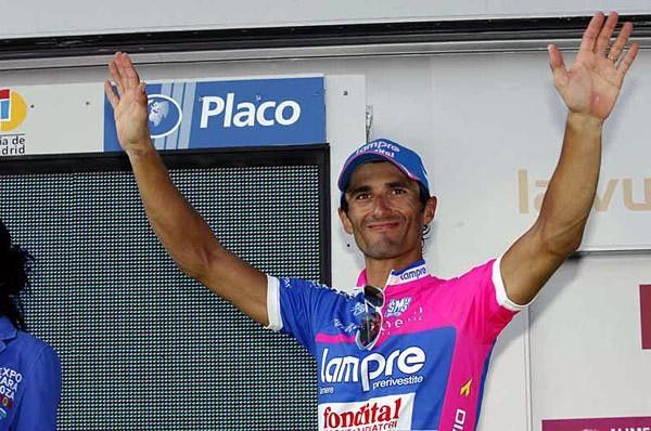 Bennati on the podium after winning stage 17