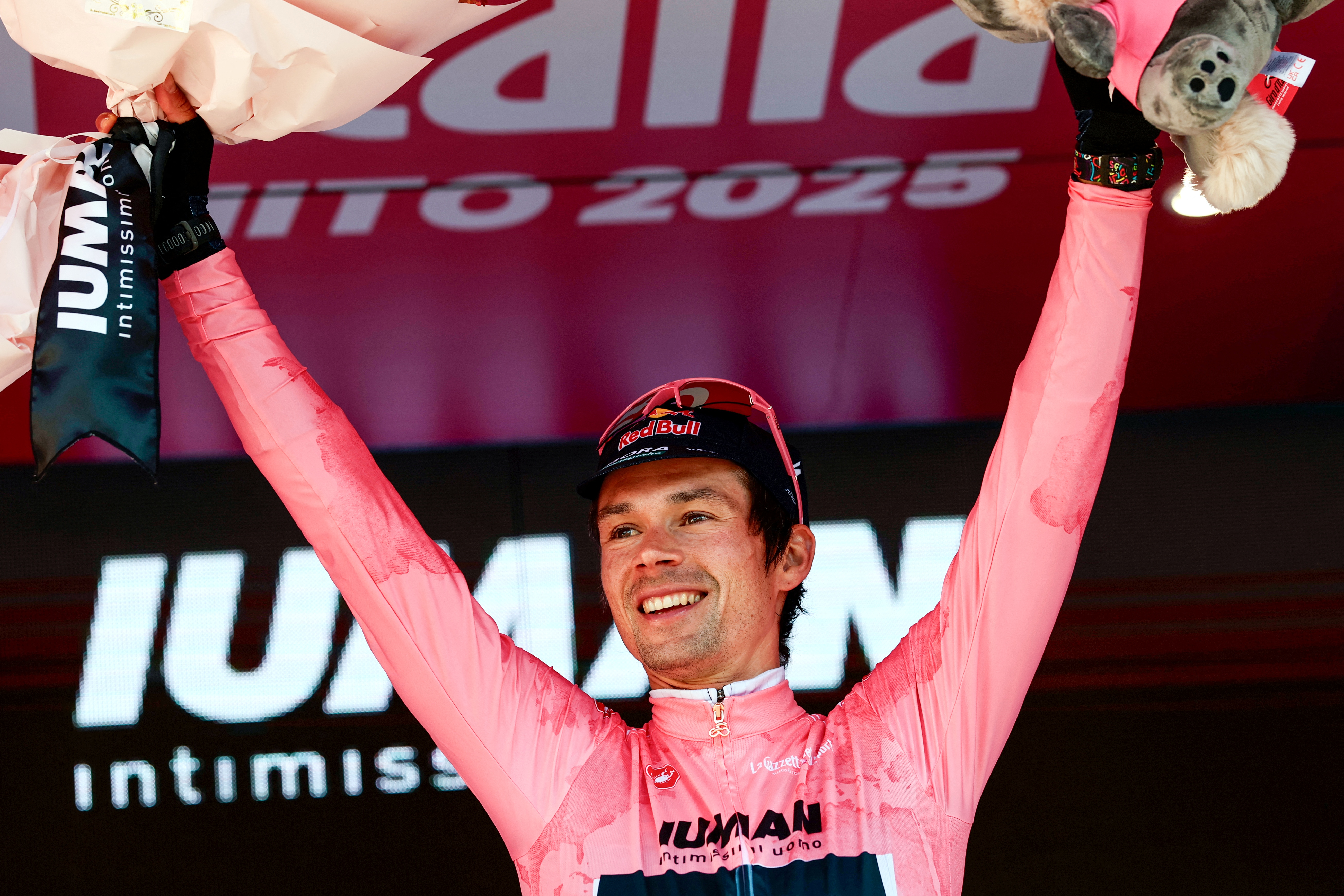 Primož Roglič is back in pink after winning the Giro in 2023 