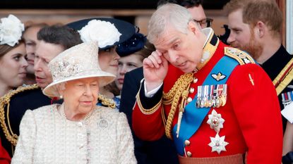 The Queen and Prince Andrew