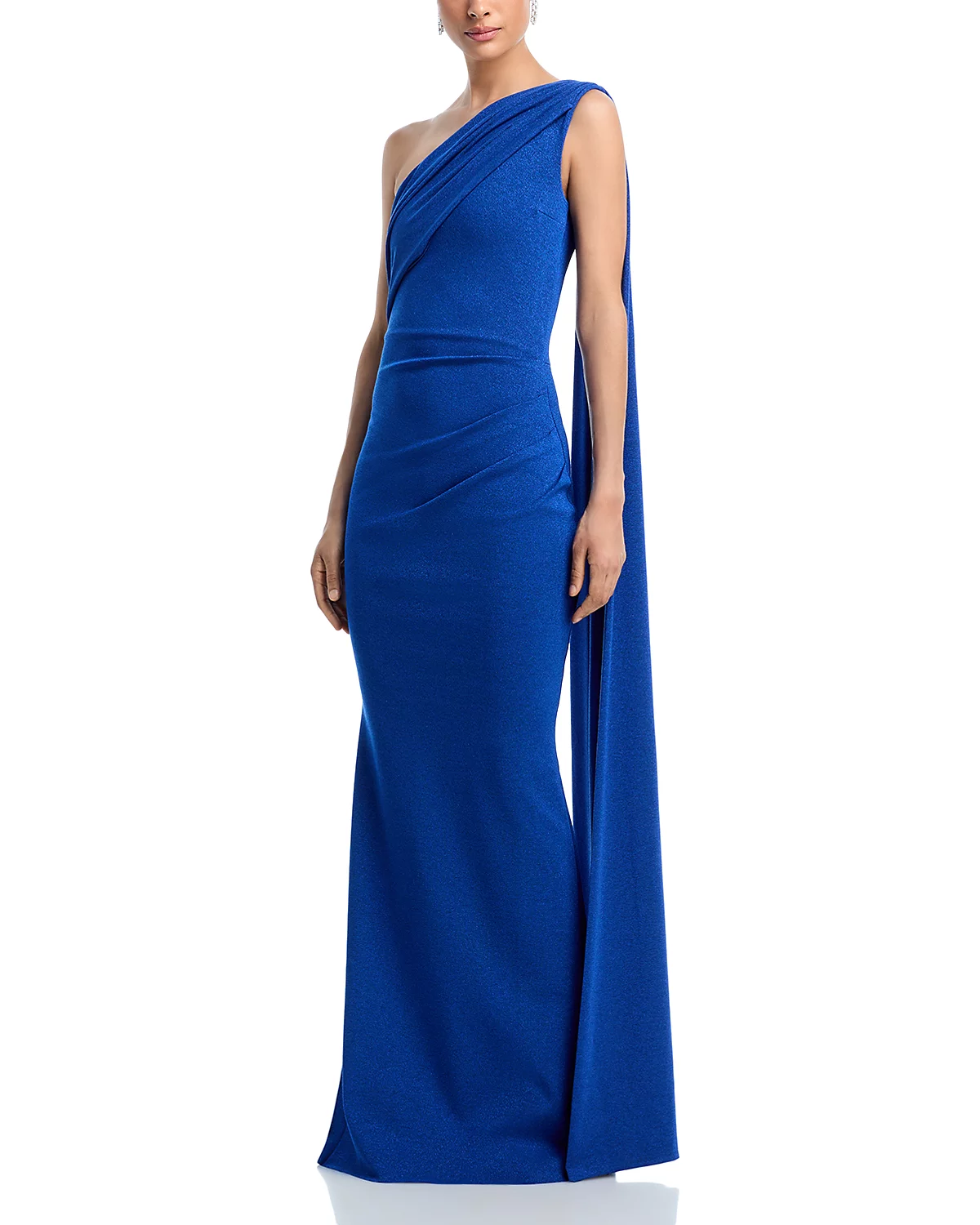 Zenab One Shoulder Sash Gown