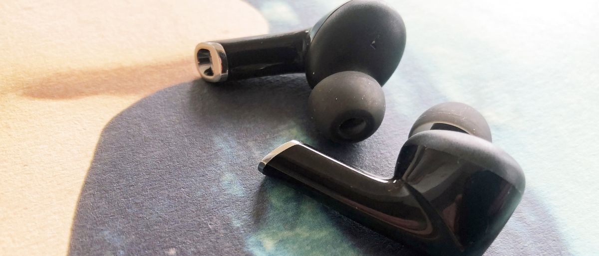 the denon true wireless earbuds in black