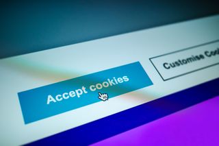Cookie banner displayed on a website