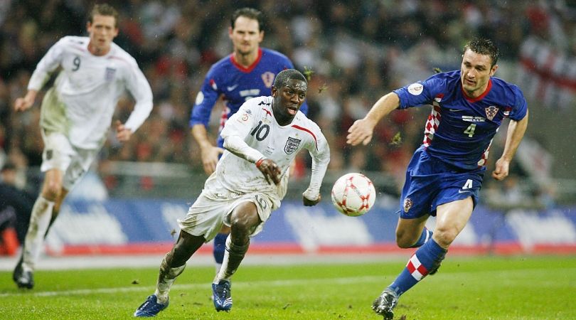 Shaun Wright-Phillips England vs Croatia Euro 2008 qualifying