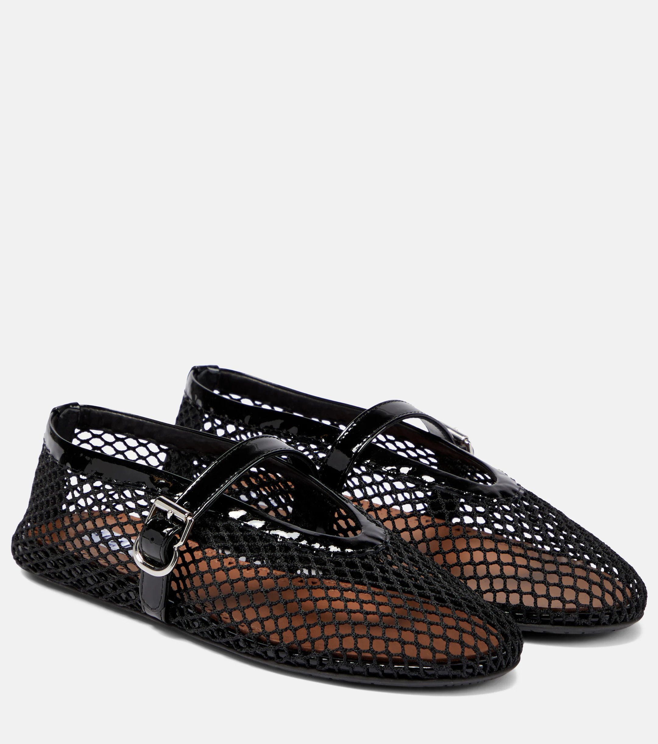 Ala&amp;iuml;a, Fishnet ballet flats
