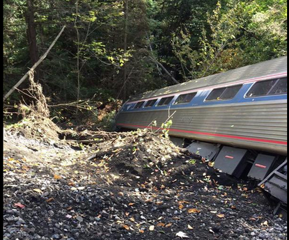 Amtrak derailed