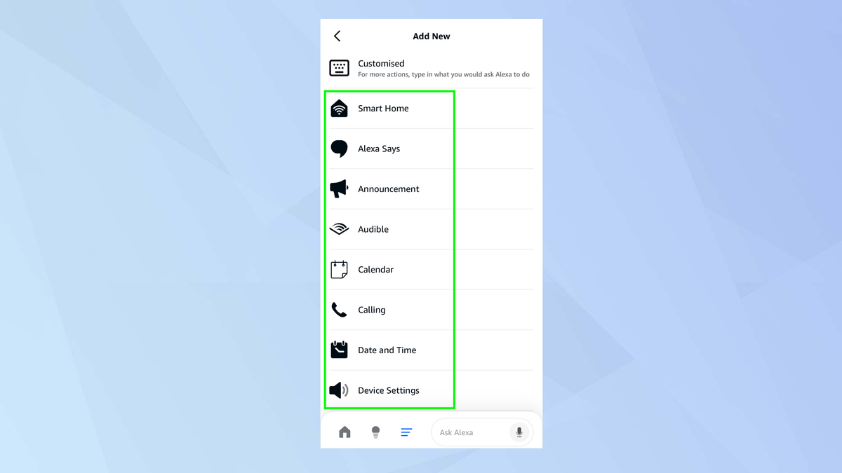 Create Alexa routines triggered by your Ring device