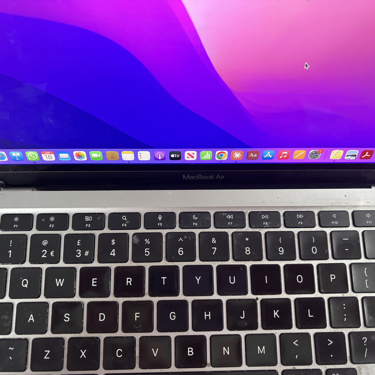 laptop after using Shark PowerBoost Pet