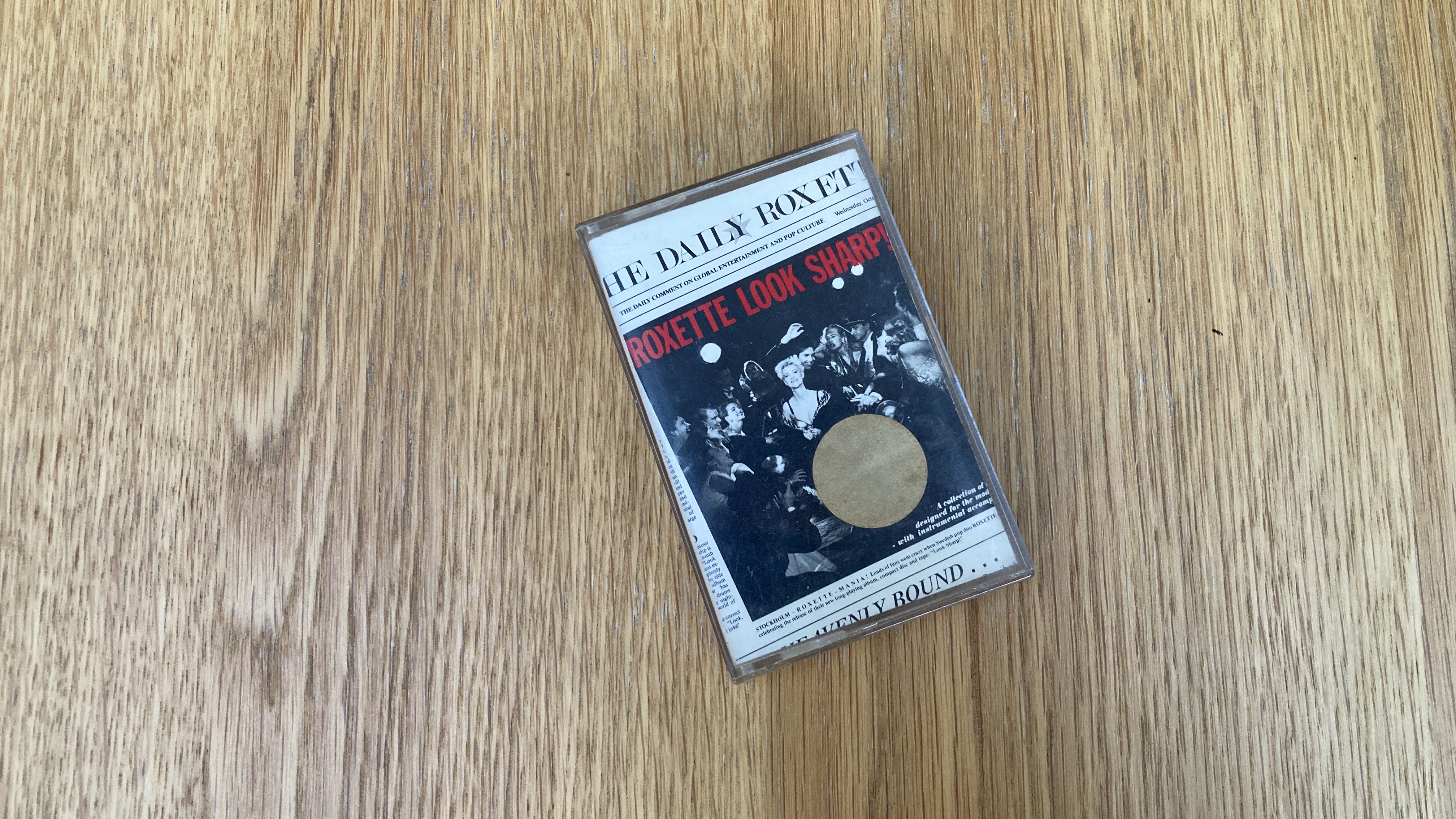 Cassette of Roxette's Look Sharp