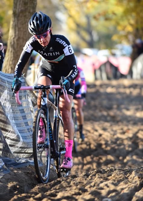Nicole Duke (Marin Spy) was having her best race of 2014