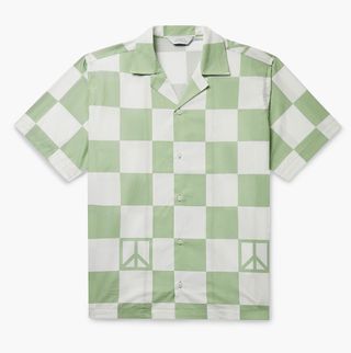 Surf style inspired checkerboard shirt by Saturdays NYC