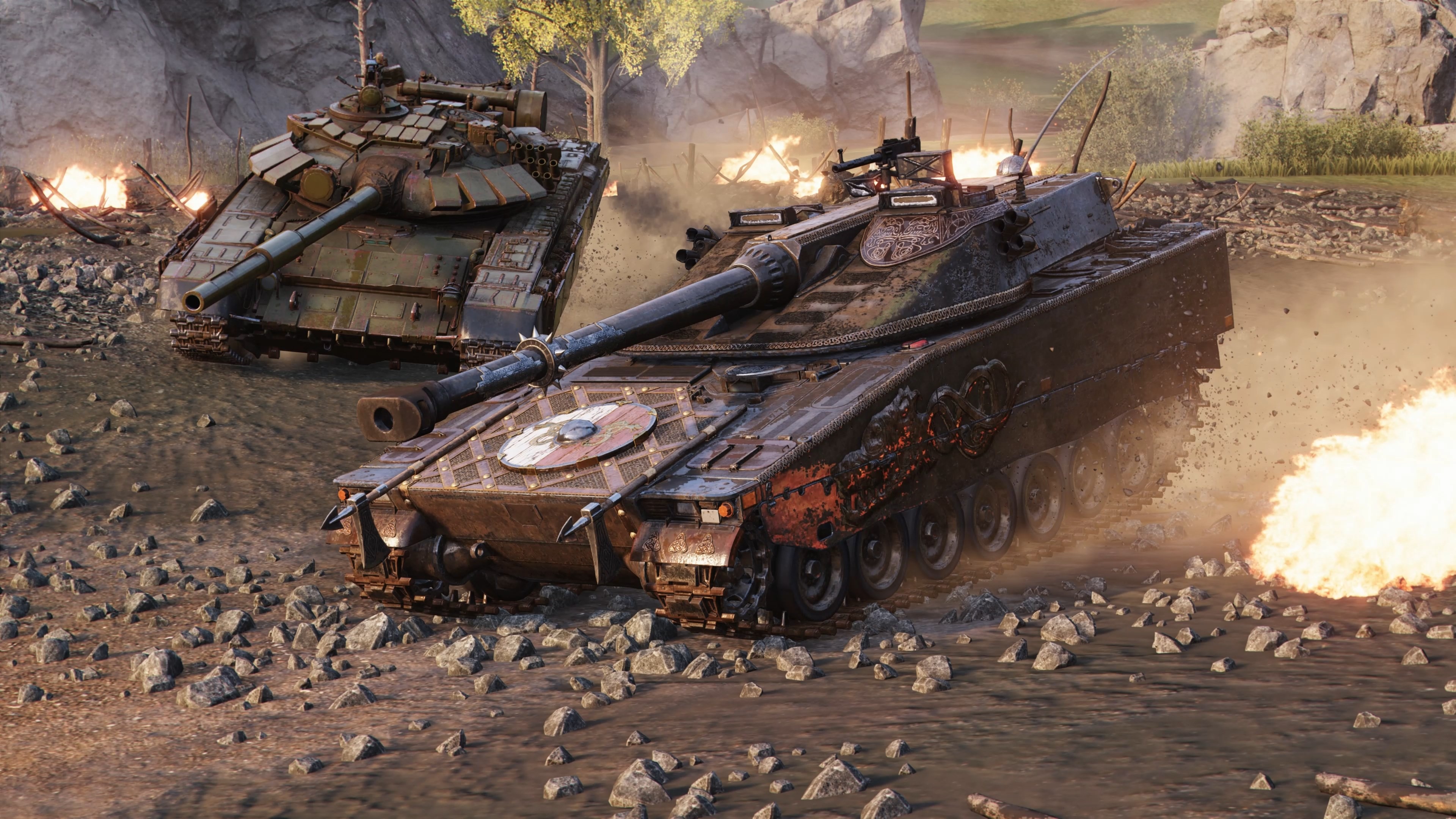 Promotional screenshot of World of Tanks Modern Armor