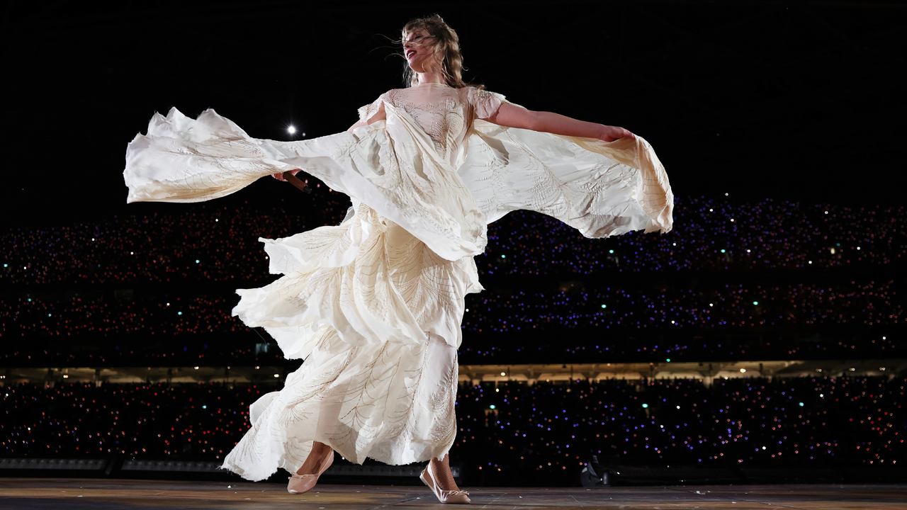 Taylor Swift performs at Accor Stadium on February 23, 2024 in Sydney, Australia.