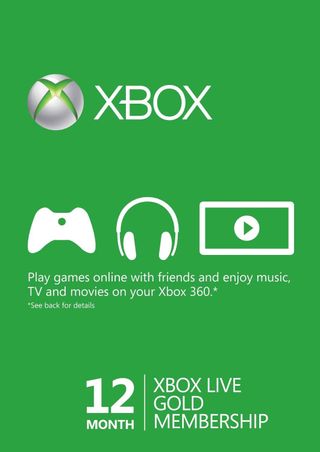 Xbox Live 12 Month Gold Membership