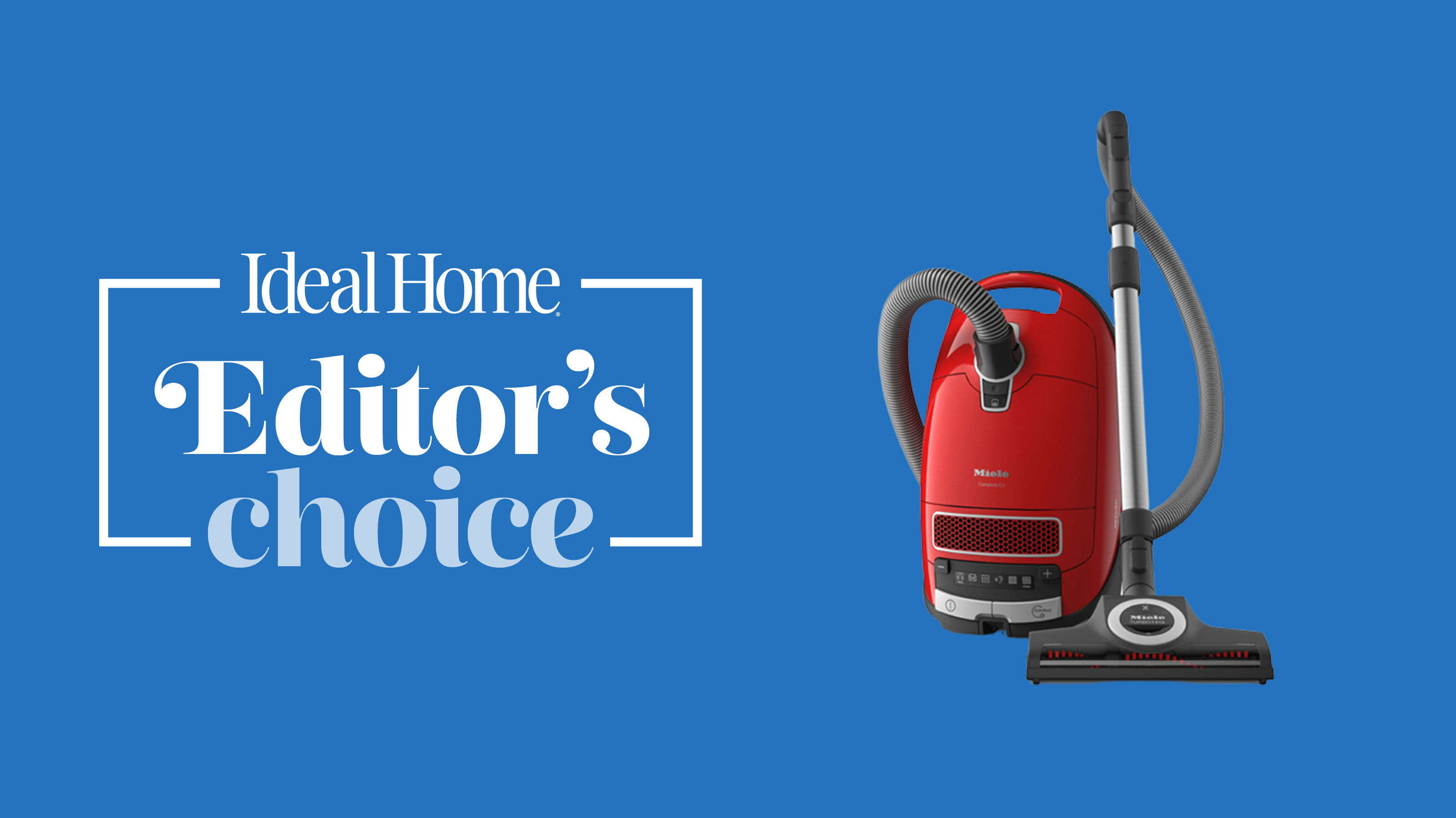 Red vacuum cleaner