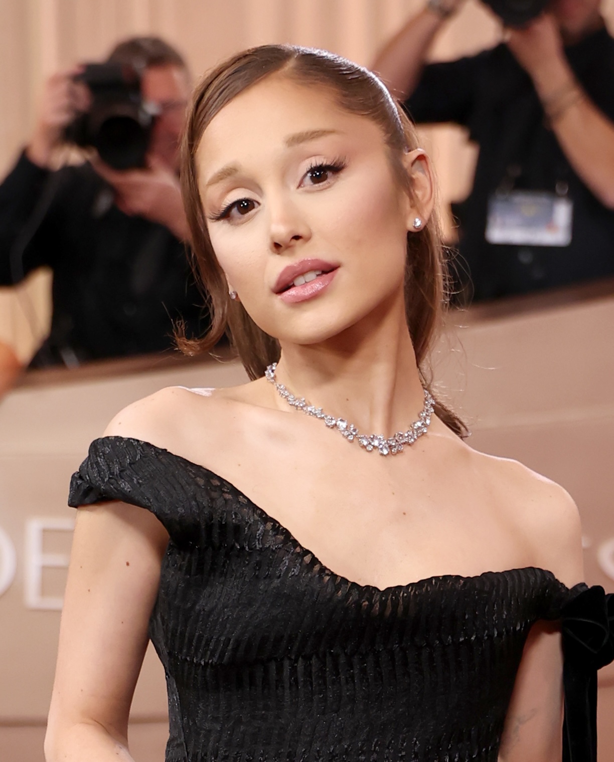 Ariana Grande at the Golden Globes.