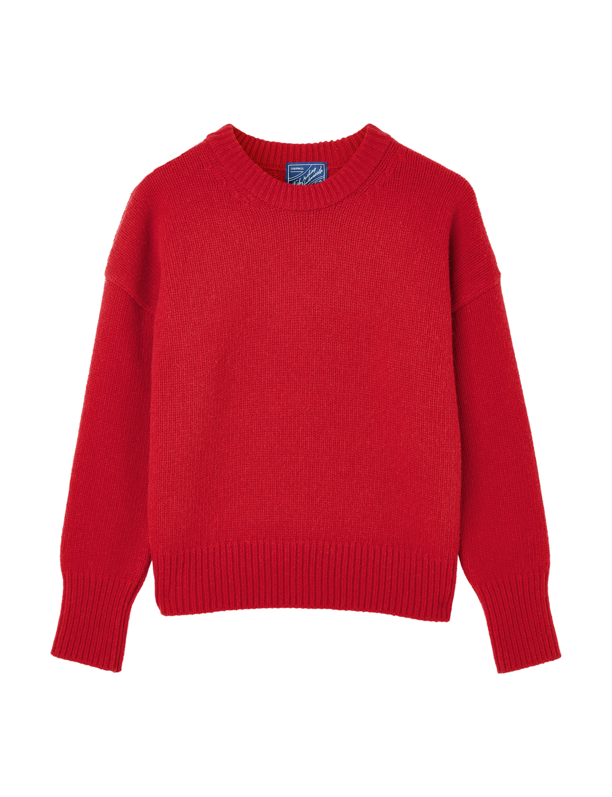 Cornwall Jumper: Wool, Red