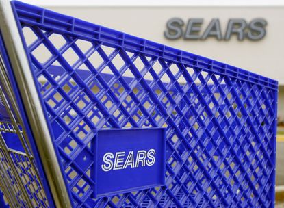 A Sears shopping cart