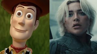 Woody saying goodbye to Andy in Toy Story 3, Florence Pugh's Yelena, looking worse for wear but ready to fight, in The Thunderbolts*. 