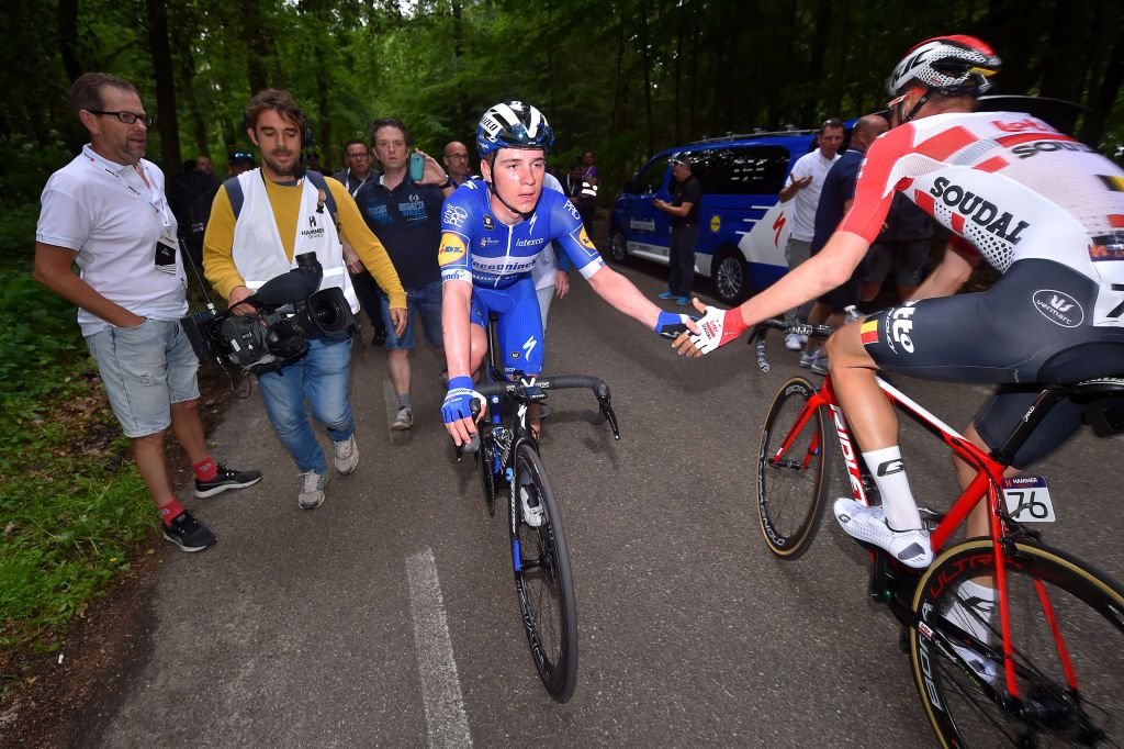 Remco Evenepoel after Hammer Climb Limburg