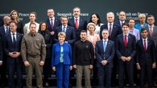 World leaders pose at Ukraine peace conference in Switzerland