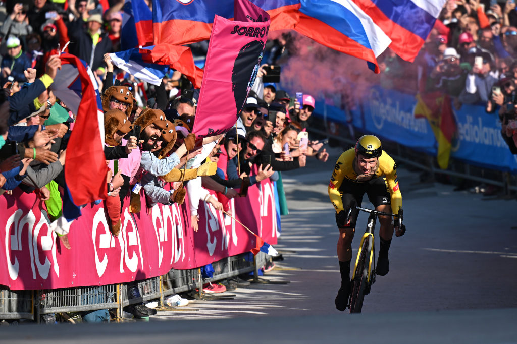 Primoz Roglic powers to victory on stage 20 of 2023 Giro d'Italia