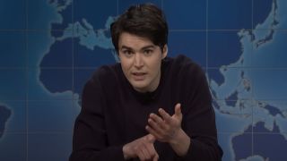 Michael Longfellow appears on Saturday Night Live's Weekend Update