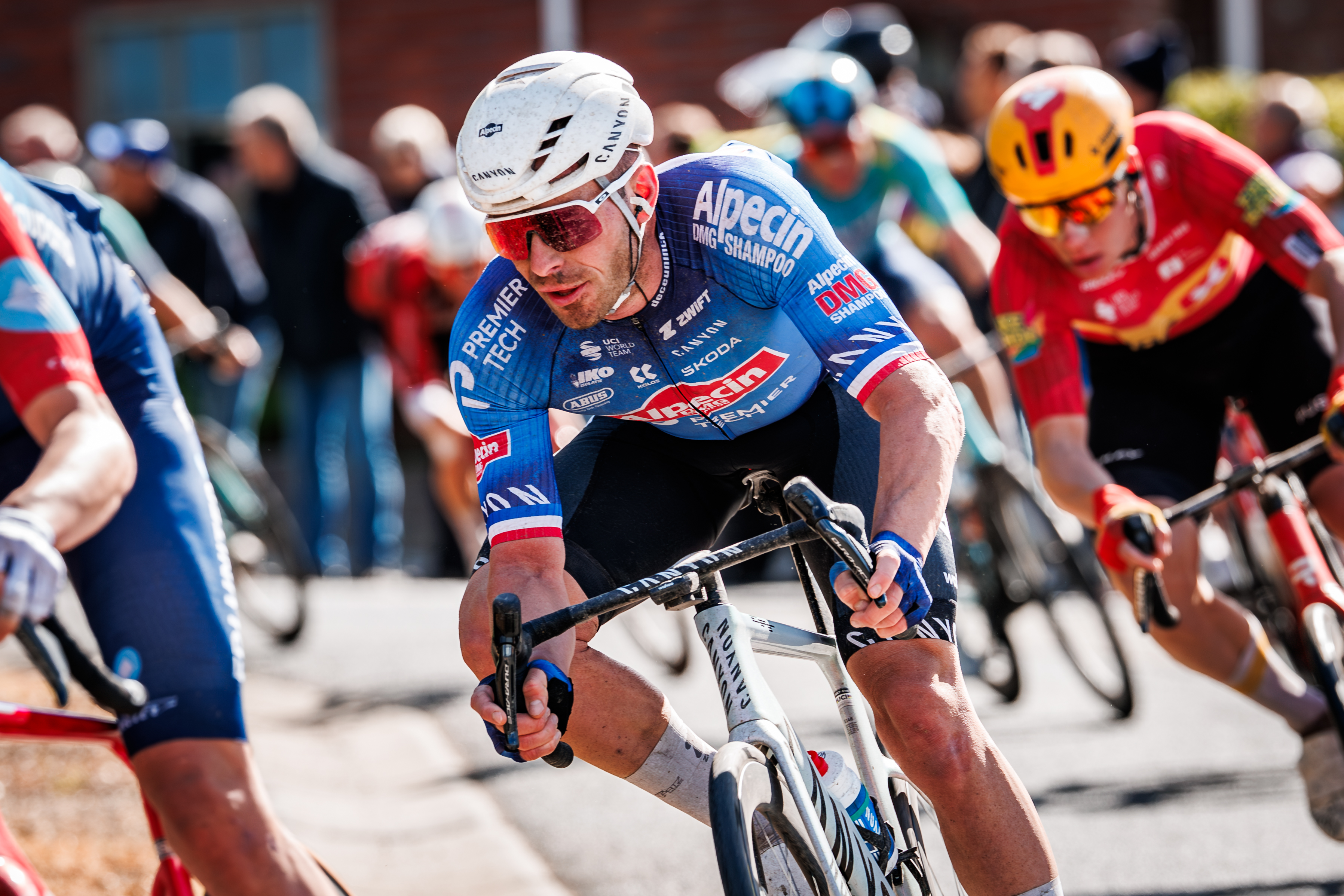 Florian Senechal during the 2026 Tour of Flanders
