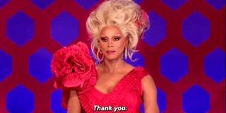 RuPaul saying thank you on RuPaul's Drag Race