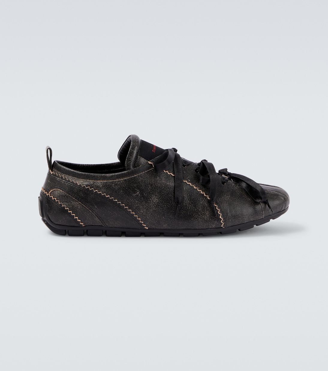 Ballerina Grip Leather Sneakers