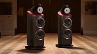 Bowers & Wilkins 801 Abbey Road Limited Edition speakers in a studio setting