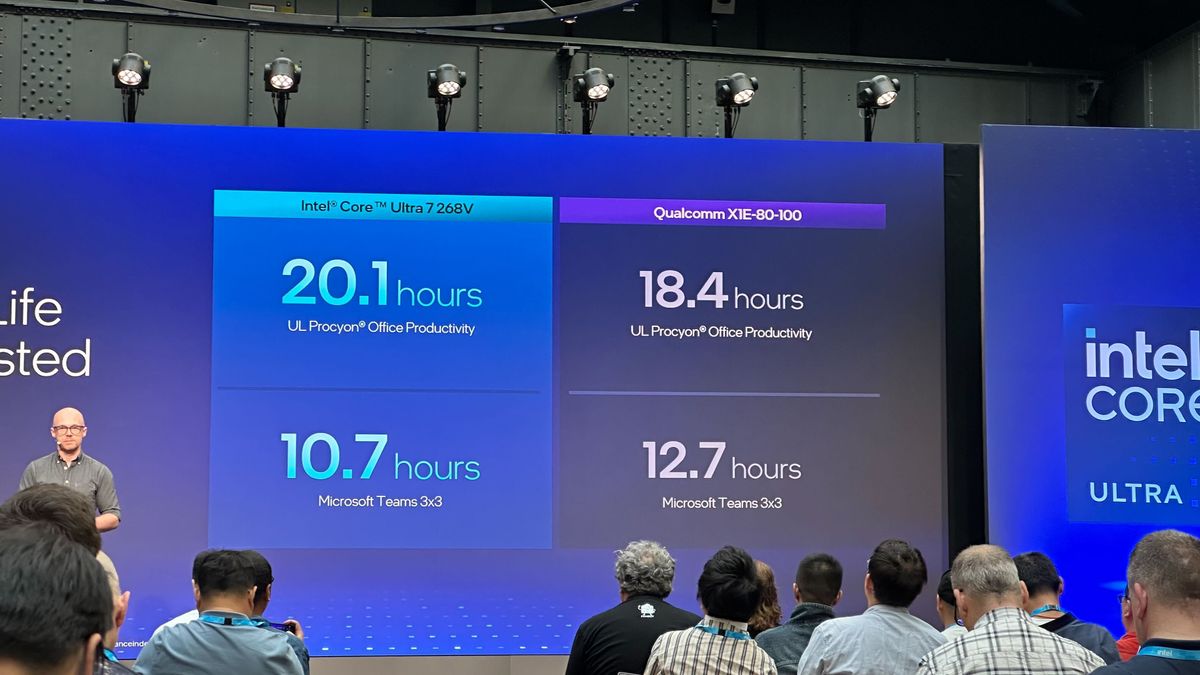 Intel VP of AI and Technical Marketing Robert Hallock at the Intel Core Ultra global launch event