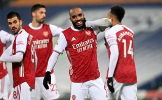 Alexandre Lacazette scored two goals in the second half as Arsenal secured a 4-0 win