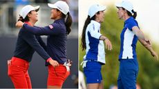USA and American Solheim Cup pairings 2026 celebrating