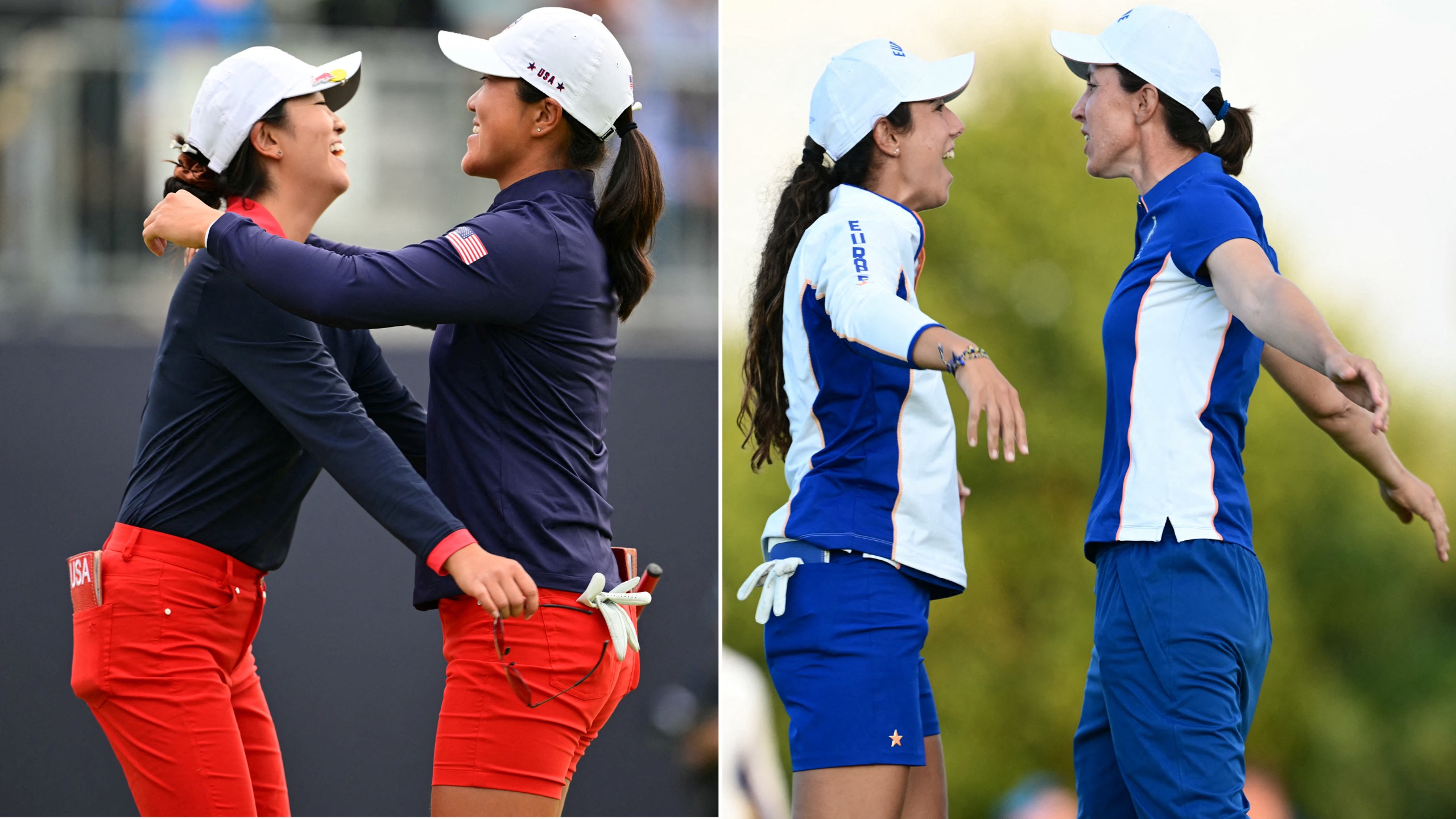 USA and American Solheim Cup pairings 2026 celebrating