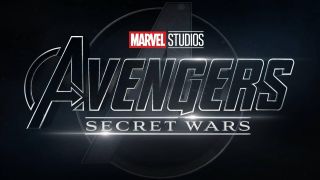 A screenshot of the official logo for Marvel Studios' Avengers: Secret Wars movie