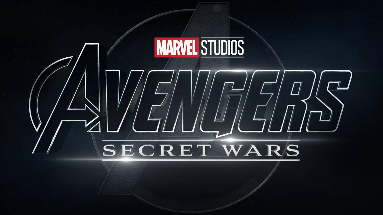 Et skærmbillede af det officielle logo for Marvel Studios' Avengers: Secret Wars-film