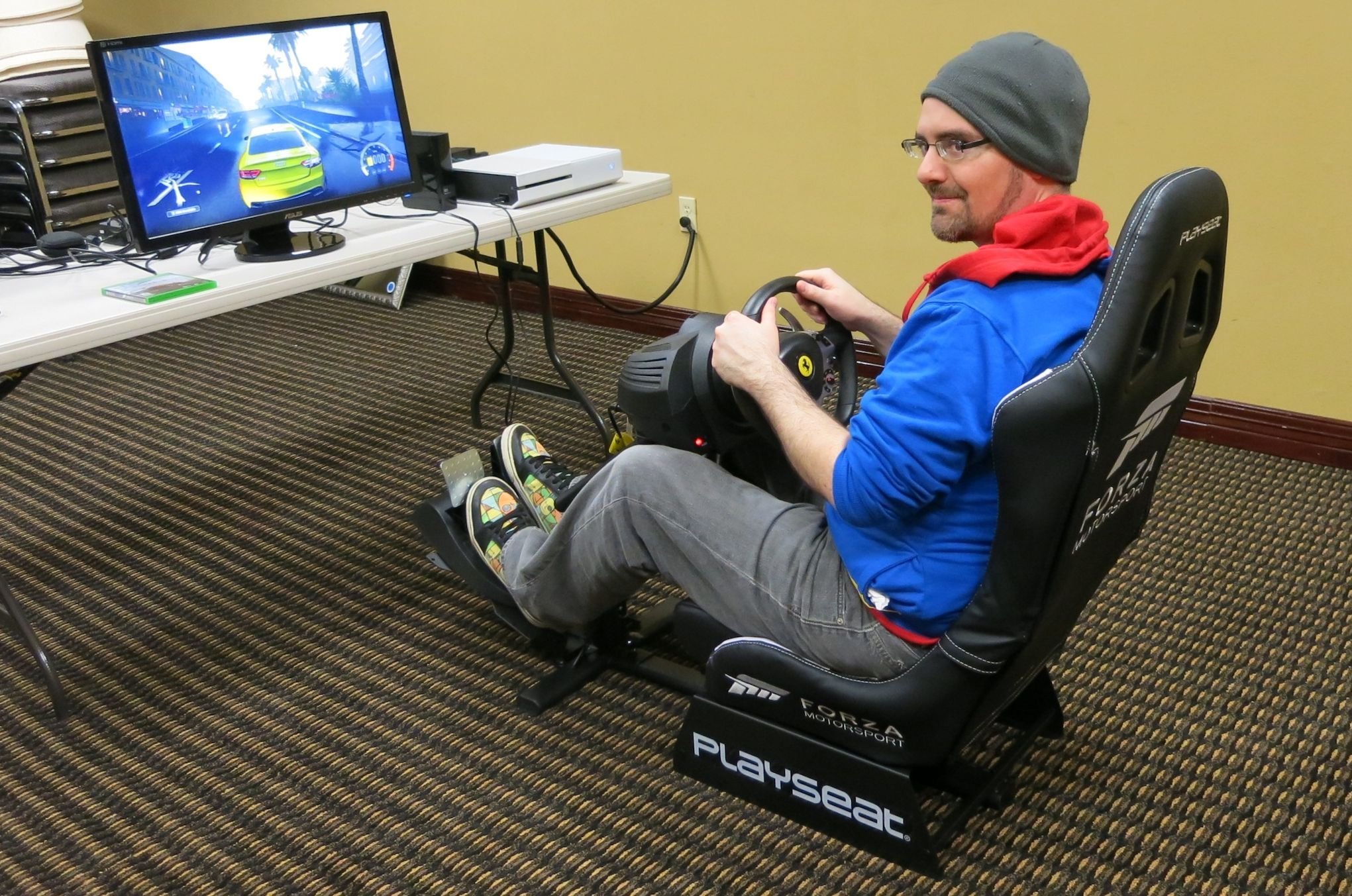The Playseat Challenge X is more functional, comfortable and
