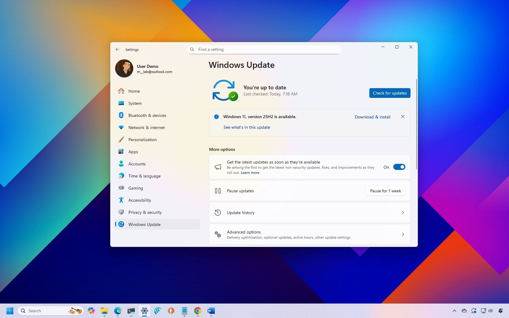Windows 11 2025 Update download