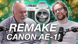 Bokeh Face thumbnail showing Canon AE-1 with Chris George and Mike Harris 