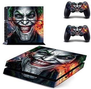 Joker face decal for PS4