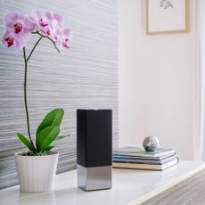 home assistant smart speaker in black