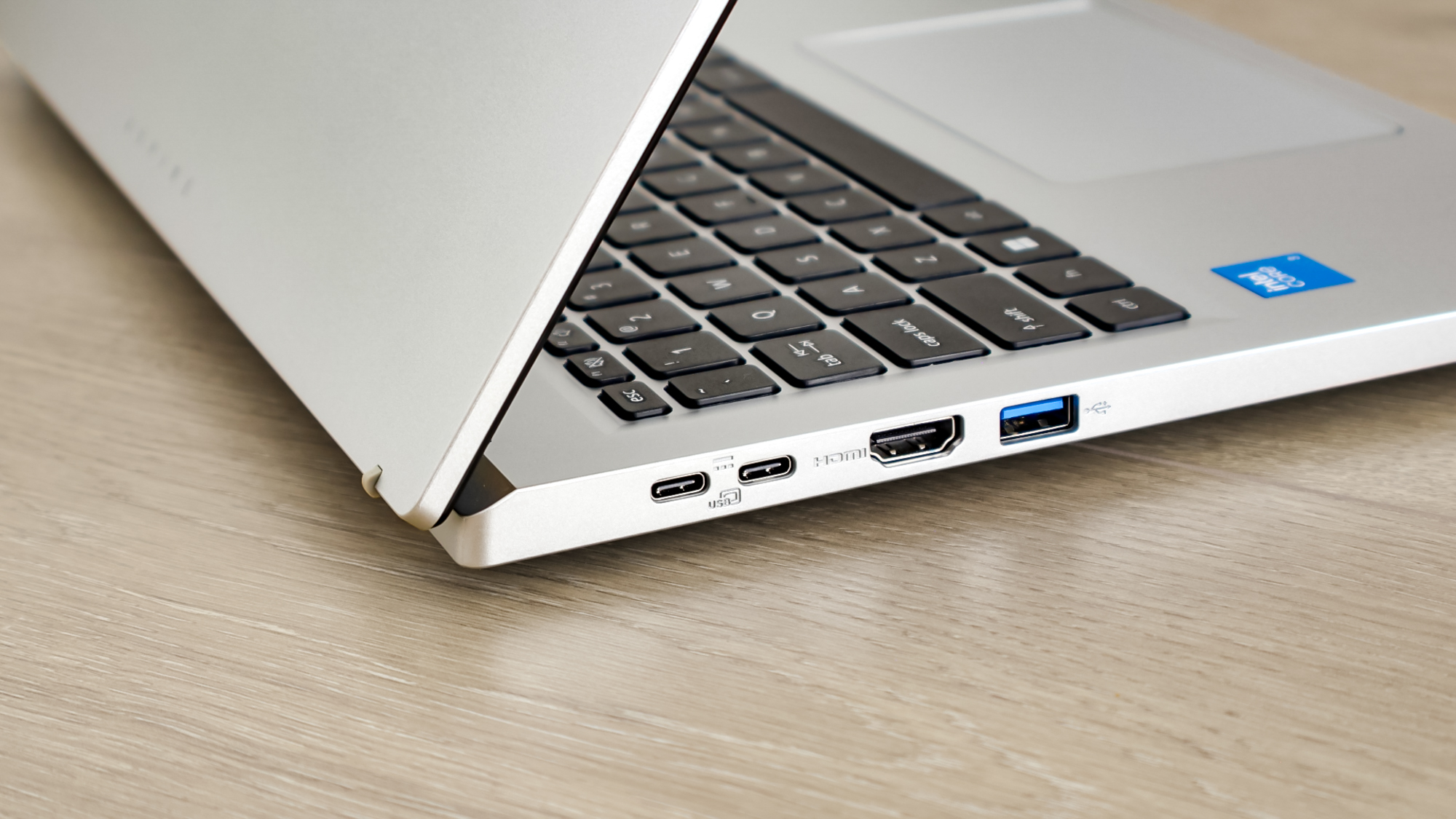 The ports on the left side of the Acer Aspire Go 15 (2025)