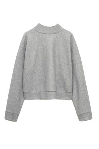 Turtleneck Plush Sweatshirt - Women | Mango Usa