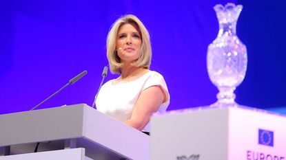 Sarah Stirk pictured at the 2015 Solheim Cup opening ceremony