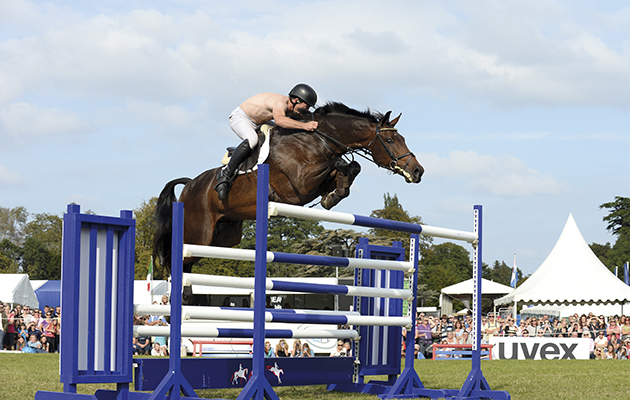 Blenheim Horse Trials high jump challenge