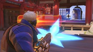 Overwatch 2 Soldier 76 using his ultimate